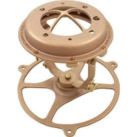 Pentair Natural Bronze Fountain Fixture For Small Light with Rock Guard - 560001 - The Pool Supply Warehouse