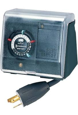 Intermatic Portable Heavy Duty Outdoor Timer 20amp-Twist Lock - P1131