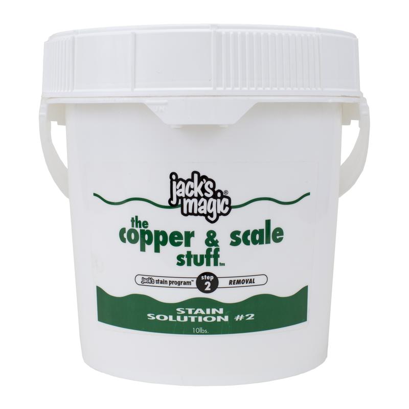 Jack's Magic The Copper & Scale Stuff - Stain Solution #2 - 10 lb - JMCOPPER10 - The Pool Supply Warehouse