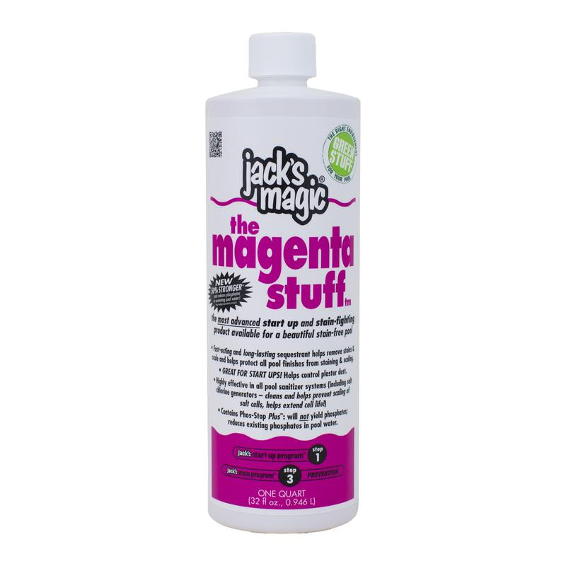 Jack's Magic The Magenta Stuff - 1 Qt - JMMAGENTA032 - The Pool Supply Warehouse