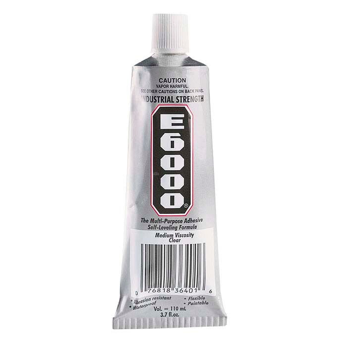 E6000 Multipurpose Adhesive-3.7oz Clear-The Pool Supply Warehouse