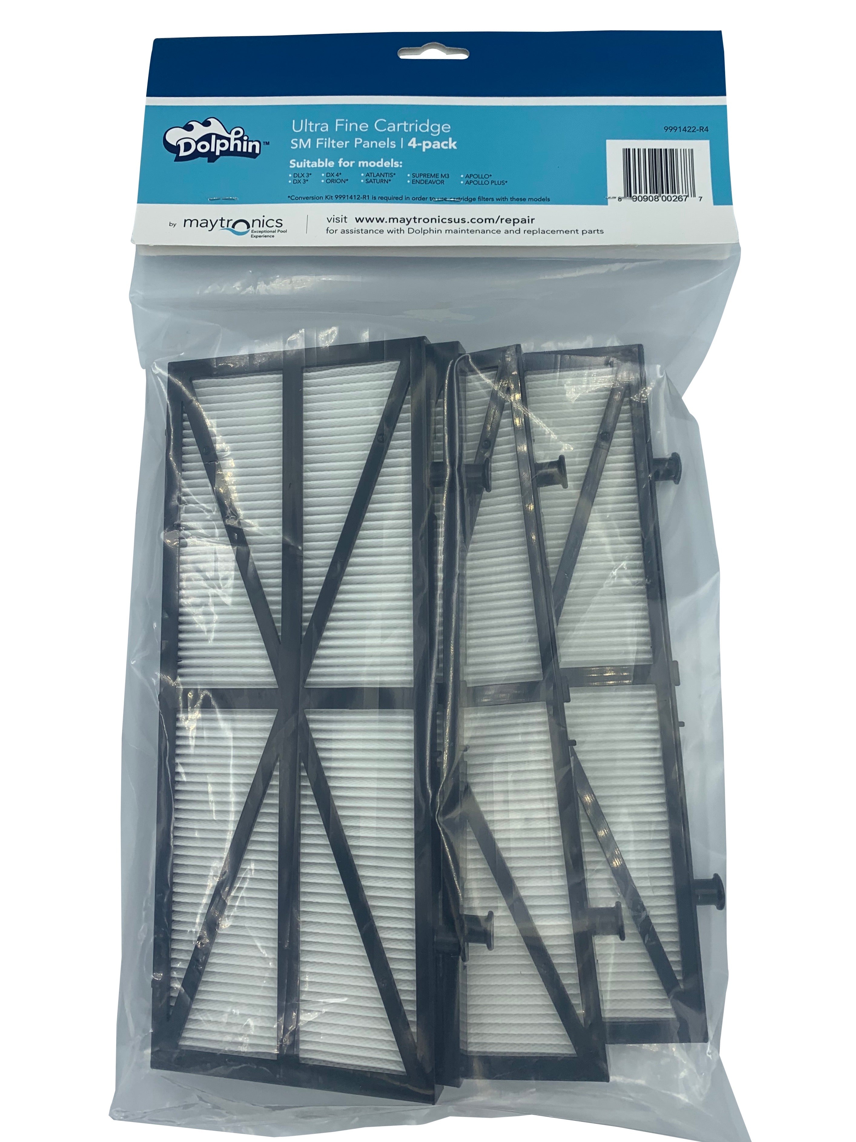 Maytronics Ultra Fine Cartridge Filter 4PK-The Pool Supply Warehouse