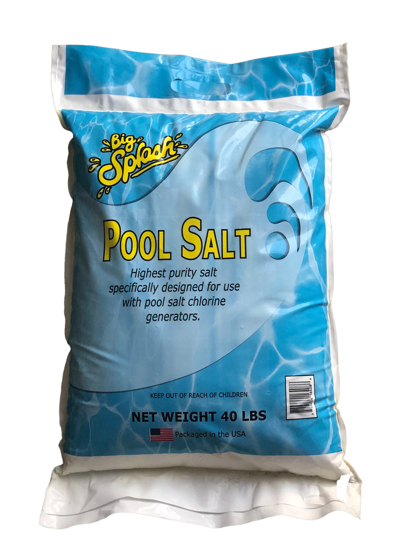 Big Splash Pool Salt - 40lb. Bag-The Pool Supply Warehouse