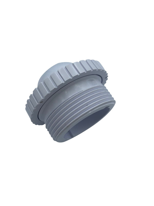 Hydrostream Fitting, 1-1/2" MPT, 1" Opening White - 25552-400-000 - Hydrostream Fitting - SUPER-PRO - The Pool Supply Warehouse