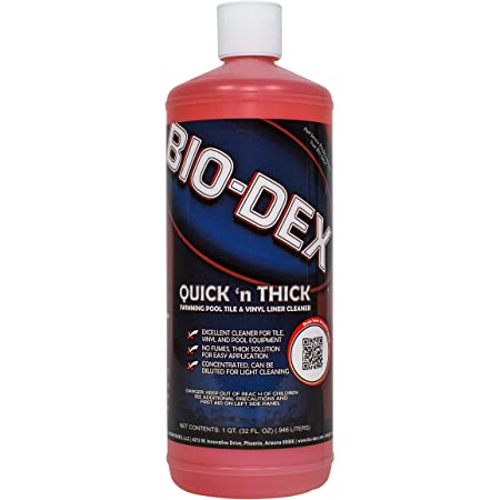 Bio-Dex Quick'n Thick Tile and Vinyl Liner Cleaner - 1 Qt - QT032 - The Pool Supply Warehouse