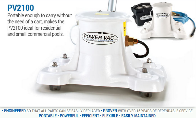 PV2100 Power Vac - 40' Cord-The Pool Supply Warehouse