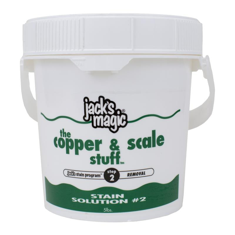 Jack's Magic Stain Solution #2 The Copper & Scale Stuff - 5 LB - JMCOPPER5 - The Pool Supply Warehouse