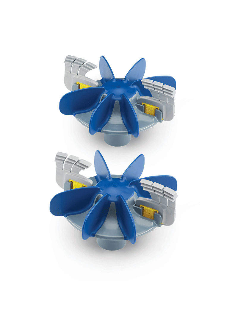 Cyclonic Scrubbing Turbine Assembly Part R0714300 2pcs Cyclonic Scrubbing Turbine Assembly Part R0714300 2pcs