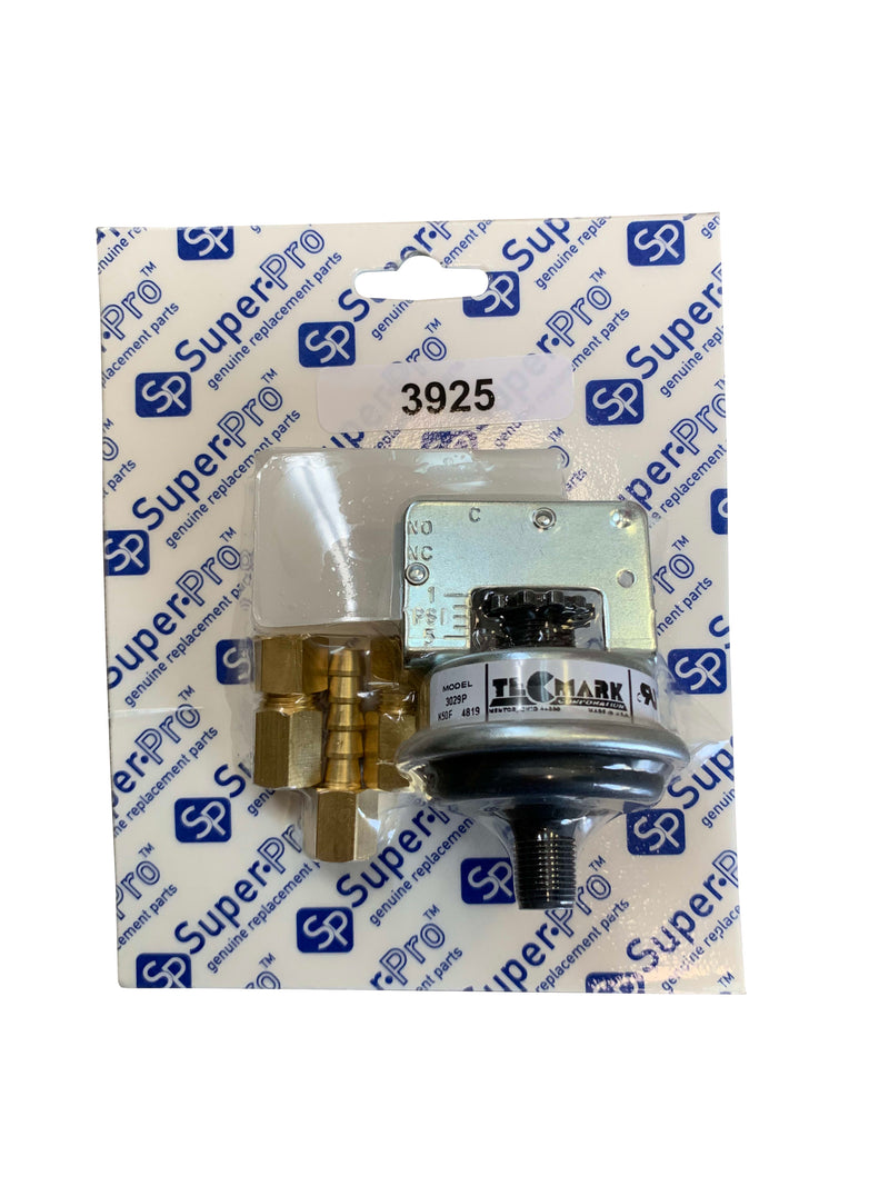 Super-Pro Universal Pressure Switch, 1-5 PSI, 25A - 3925 - 3902 - The Pool Supply Warehouse