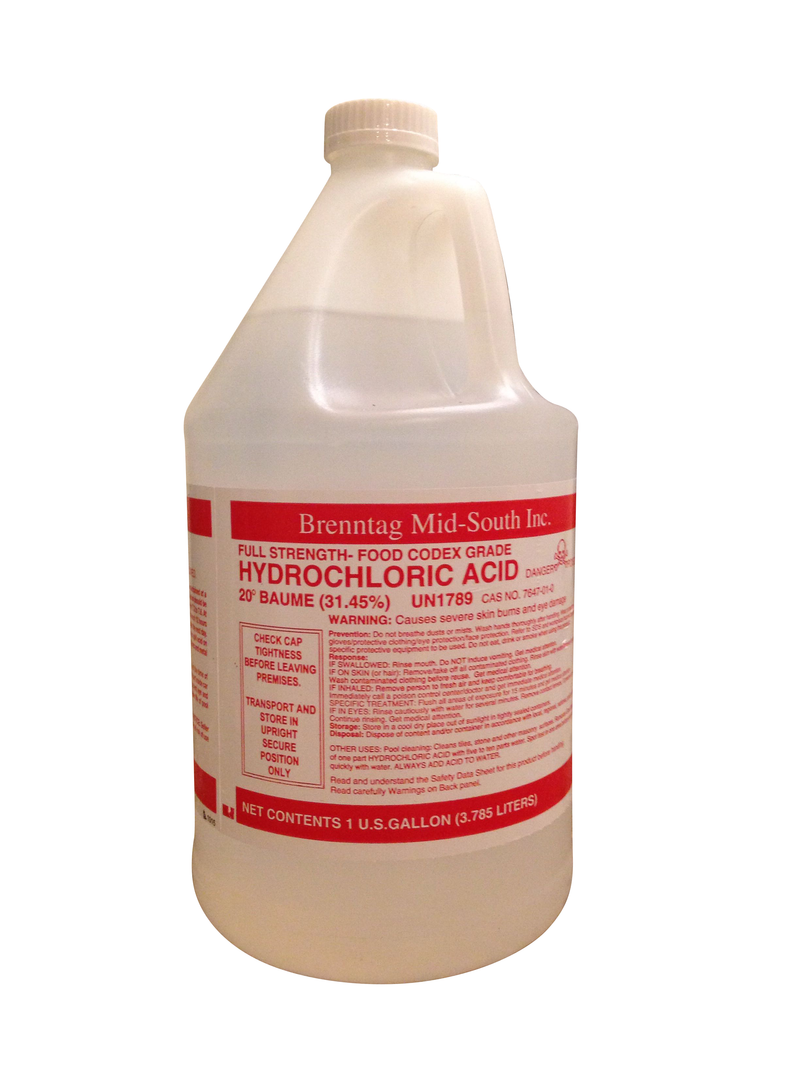 Muratic Acid 1 Gallon-The Pool Supply Warehouse
