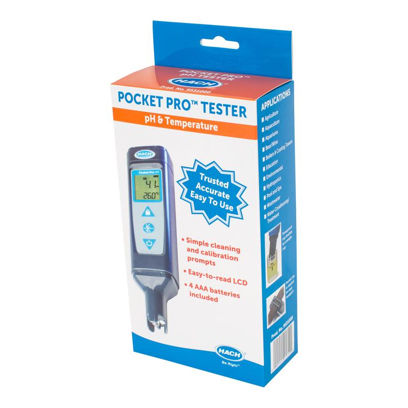 Hach Pocket Pro pH and Temperature Tester - 9531000E