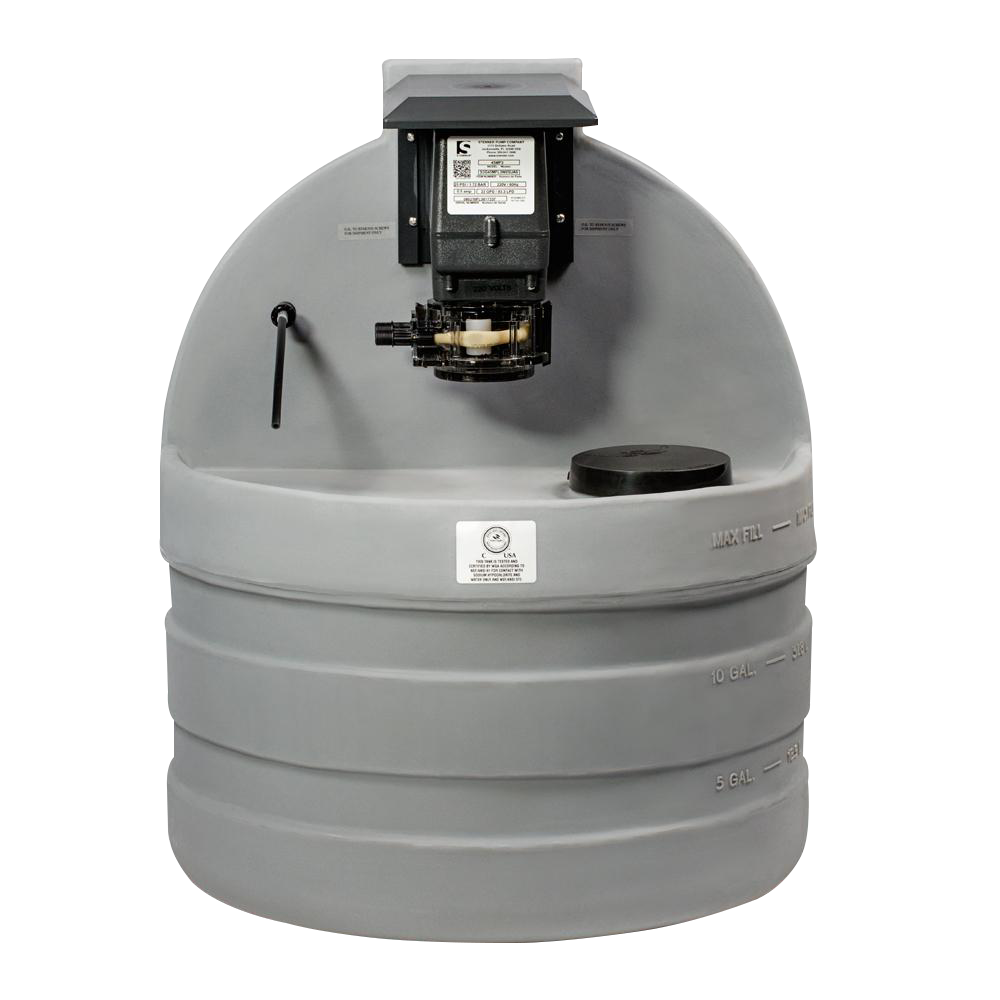 Stenner Tank (220V/60Hz – 15 Gal) Acid Feeder-The Pool Supply Warehouse