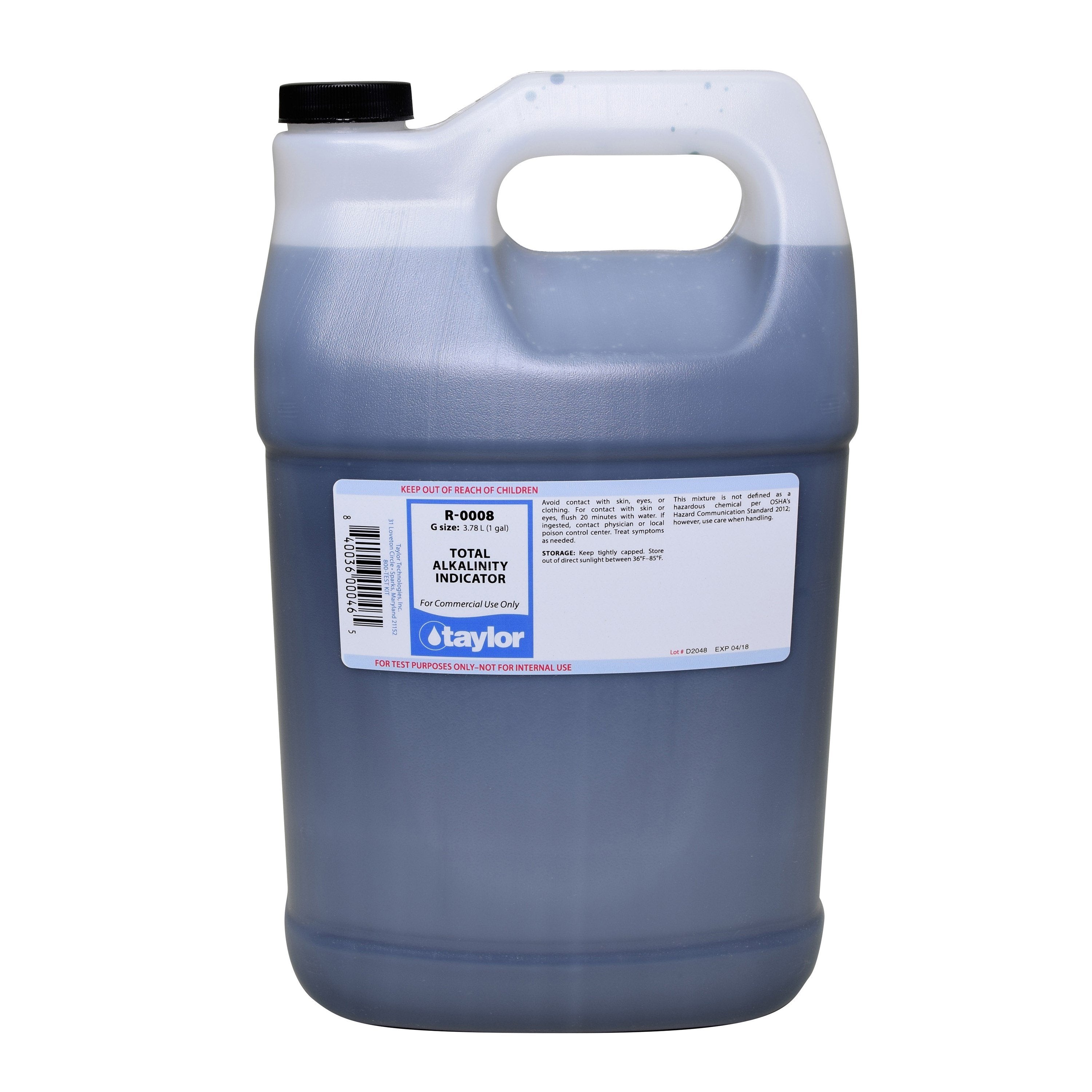 Taylor Replacement Reagent R-0008 - 1 Gallon - R-0008-G - The Pool Supply Warehouse
