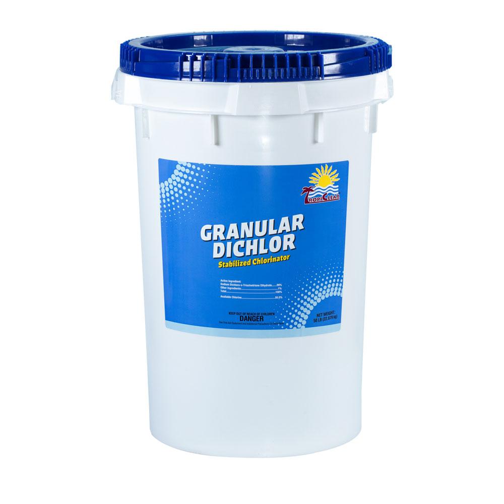 TropiClear® Granular Dichlor 50LB-The Pool Supply Warehouse