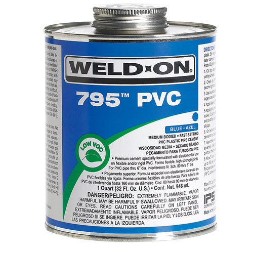 Weld-On® 795™ Flex PVC, 1 Quart - 10280 - The Pool Supply Warehouse